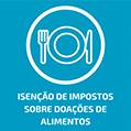 Isenção de impostos sobre doações de alimentos
